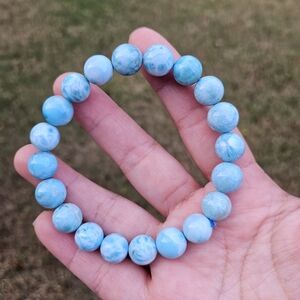 larimar bracelet 10mm